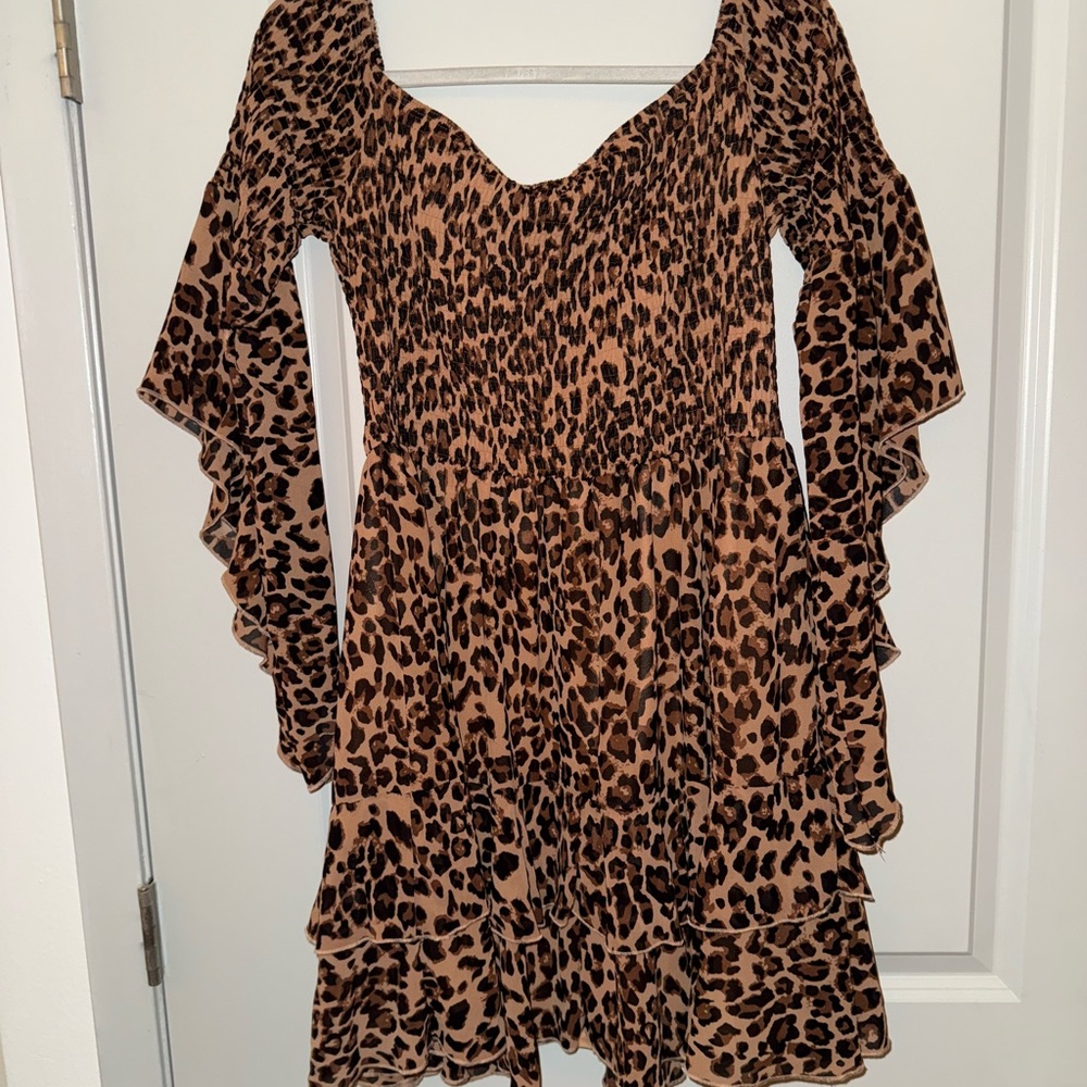 Trendy Boutique Leopard Print Dress